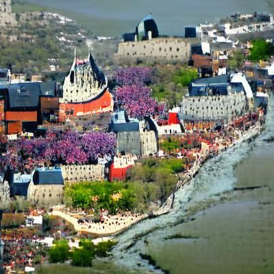 Quebec City in Springtime