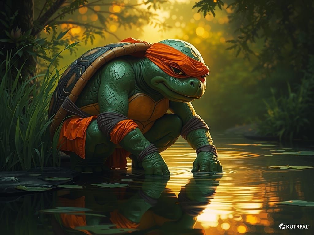 Mischievous Kappa at Twilight Pond