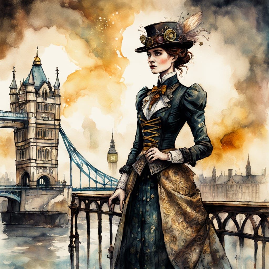 Steampunk Whimsy on London Bridge
