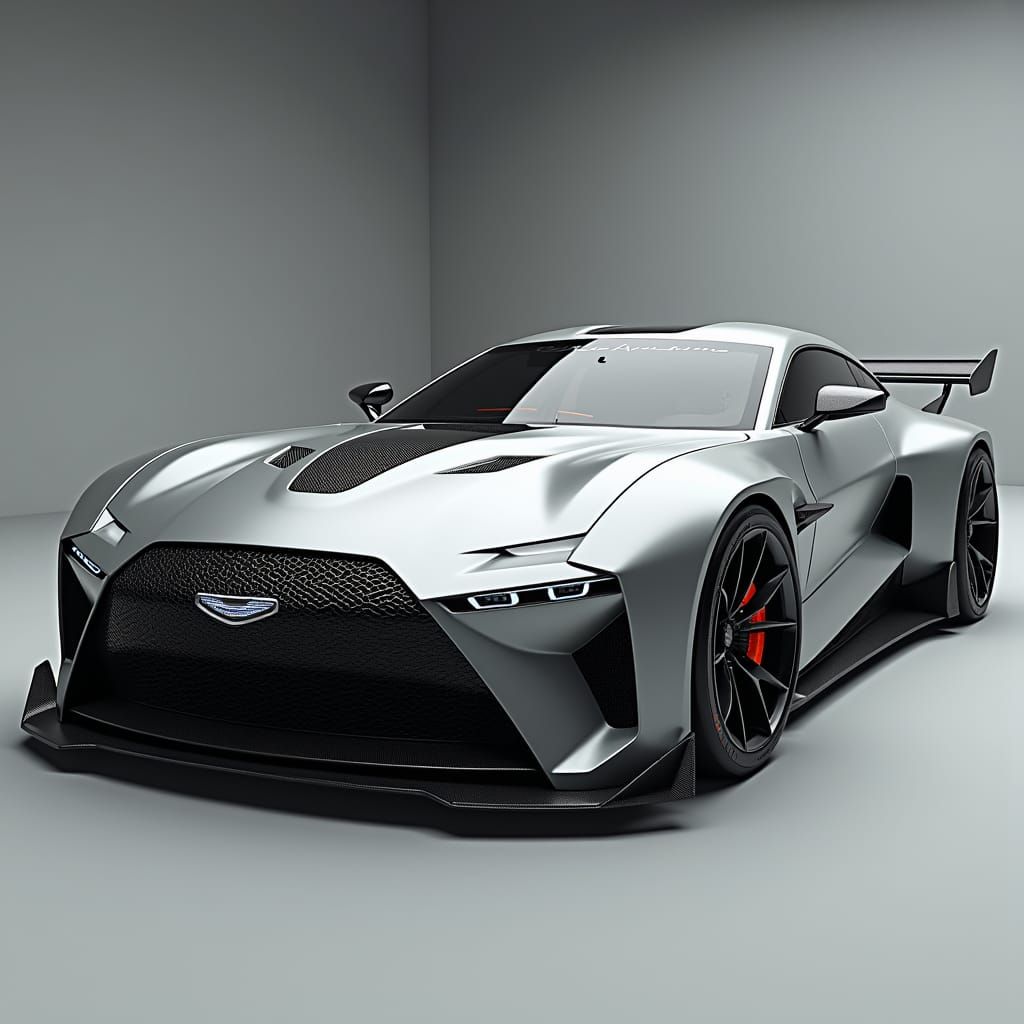 Futuristic Quantum Phoenix GT Car Concept Art