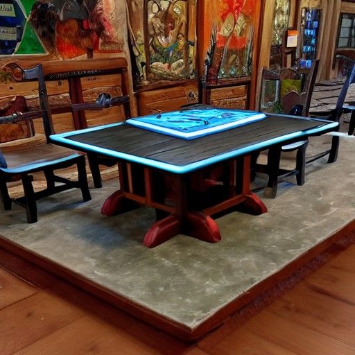 Friends Playing Dungeons and Dragons Around Table