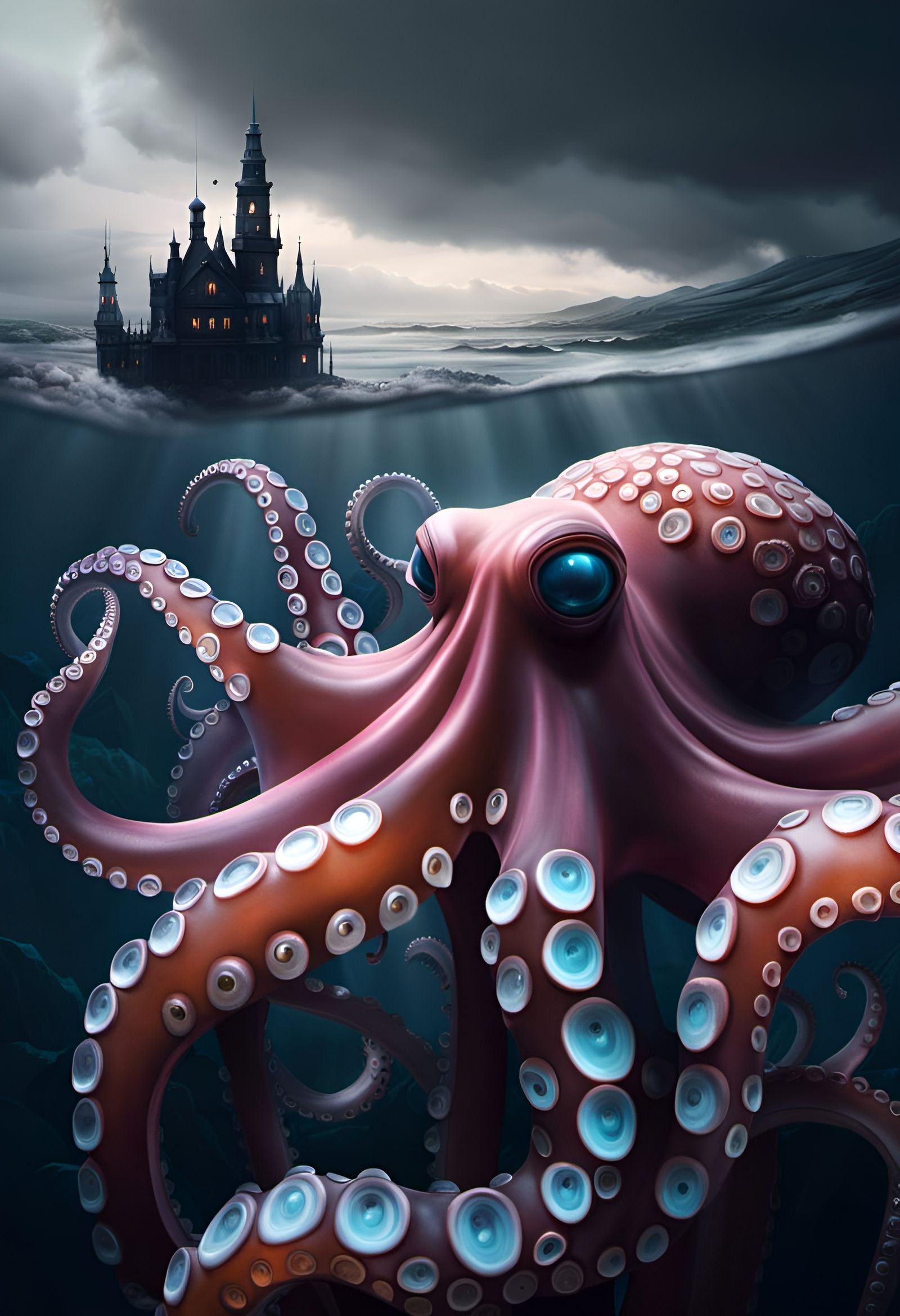 🐙 🦑 Pink Octopus🐙 🦑