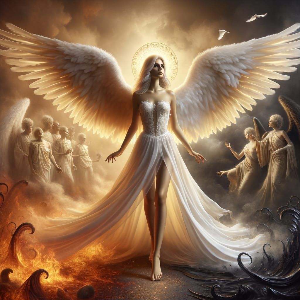 Angel of Fate at the Crossroads