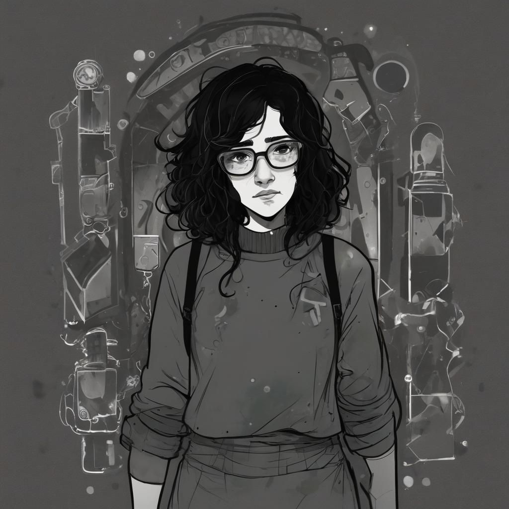 Grimdark Scene with Intense Emotional Depth