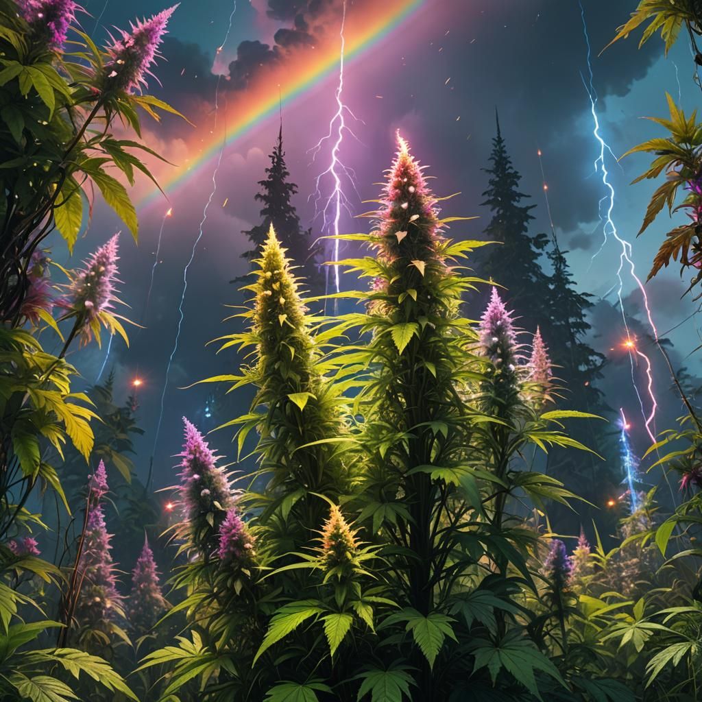 Lush Marijuana Jungle Concept Art in Unreal Engine 5