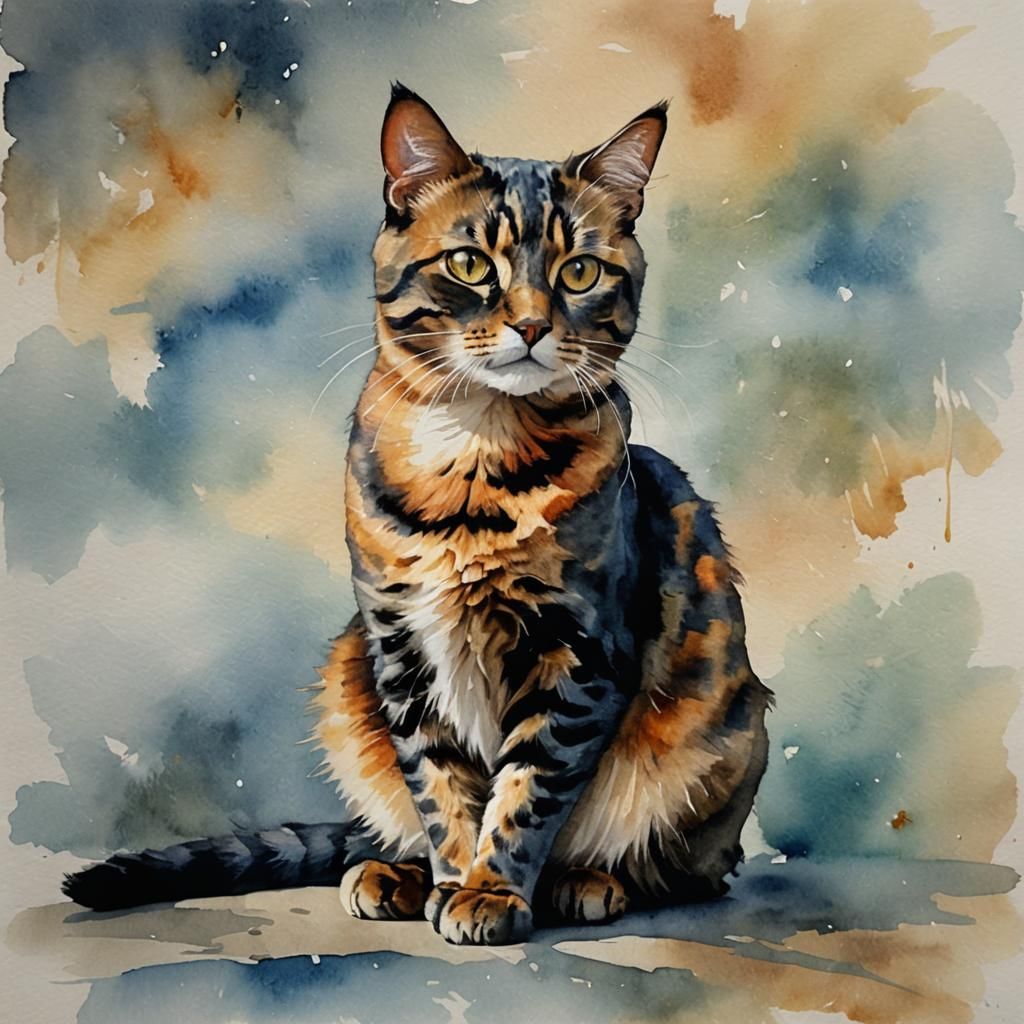 water color torti painting