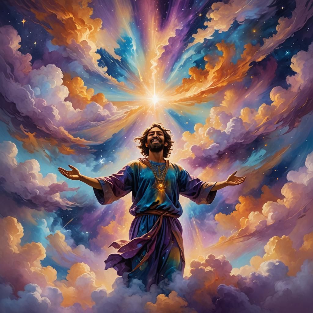 Celestial Dreamscape: Vibrant Digital Art in Unreal Engine 5