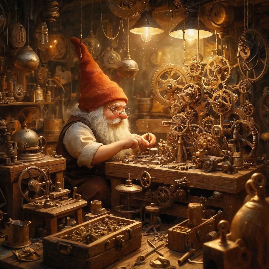 Time Keeper gnome in action