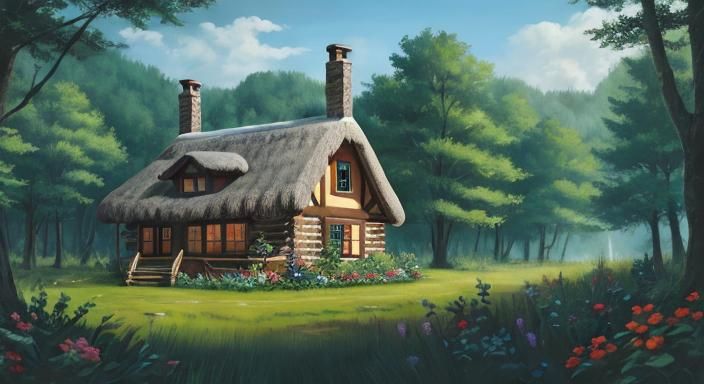 Cottage in the forest