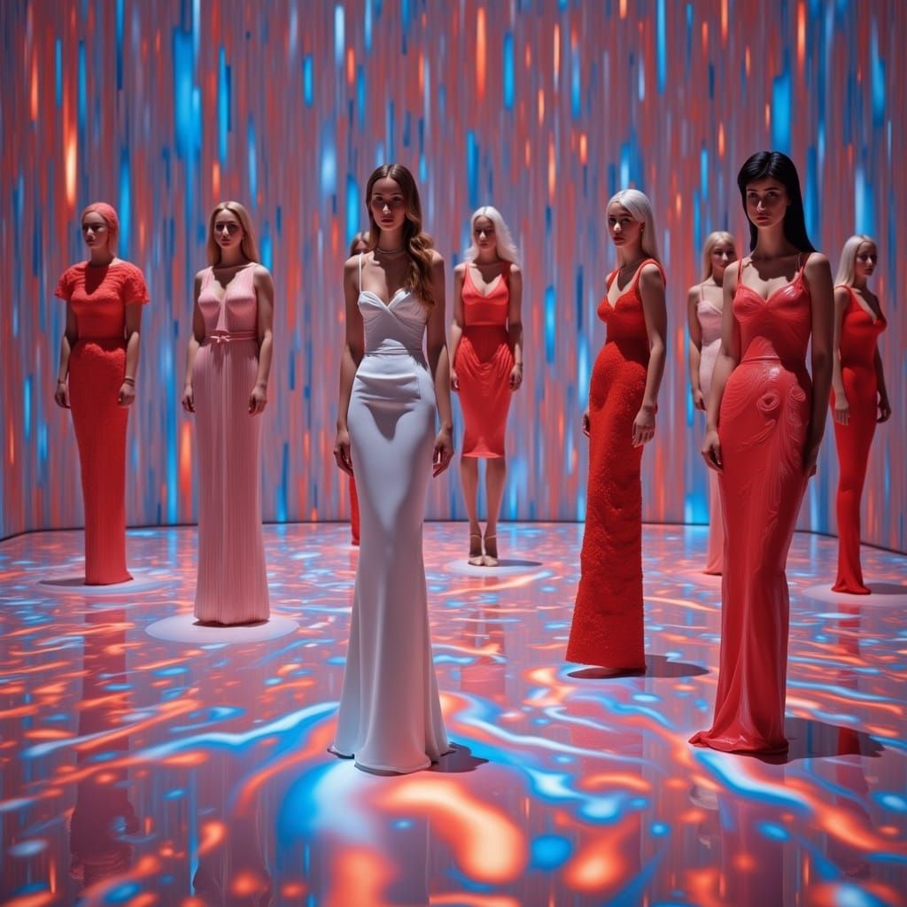 Glowing Goddesses in Holographic Bliss