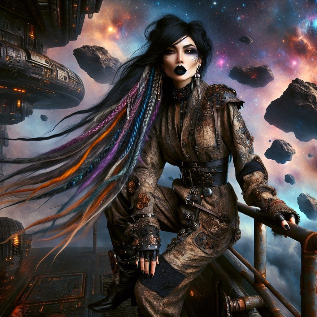 2 - Space Pirate - Very modified prompt in Dall-e3