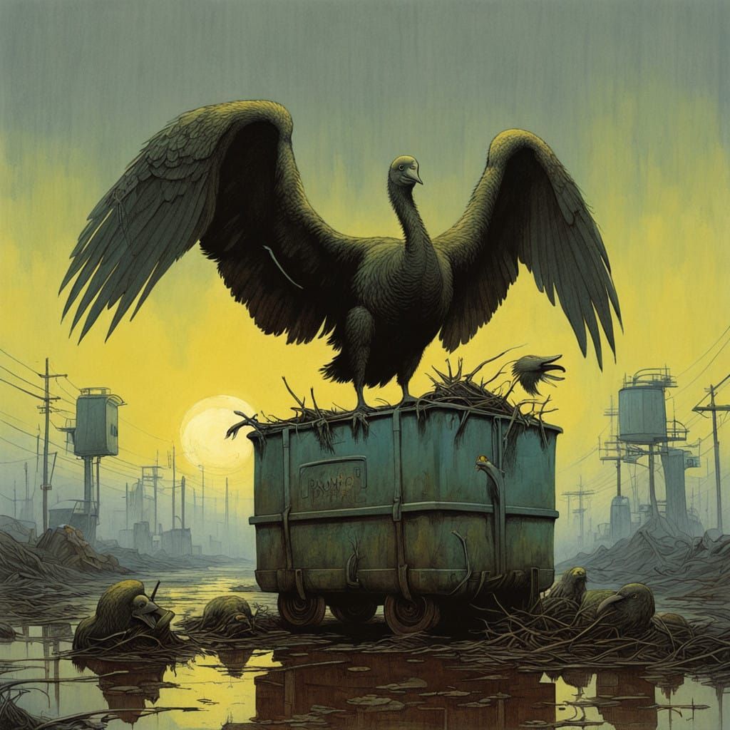 Flightless Dodos Thrive in a Post-Apocalyptic Wasteland