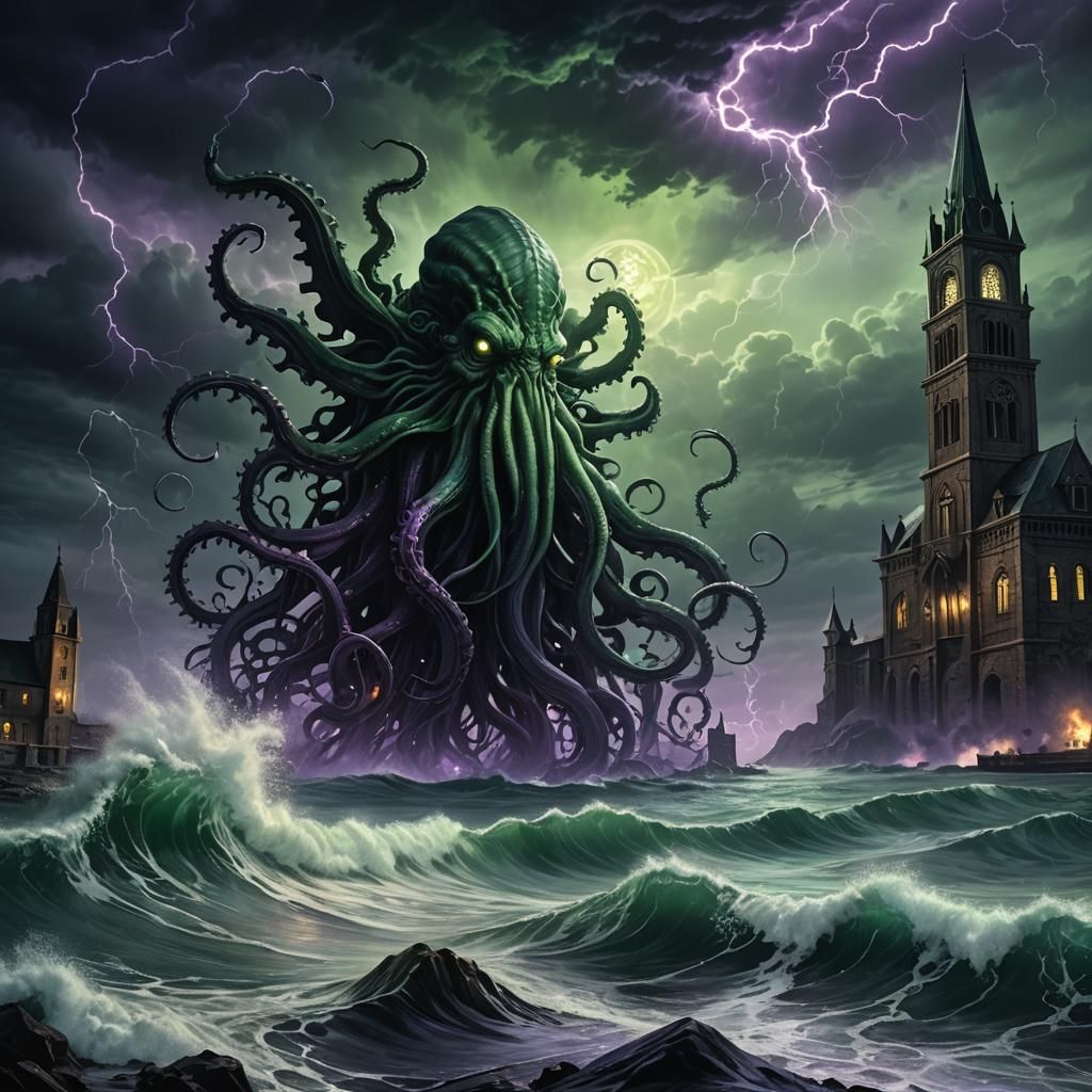 Cthulhu Rises: Dark Fantasy Horror Landscape