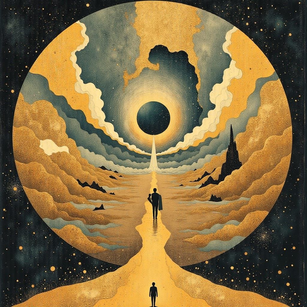 Travelers on a Golden Road Through Space and Time