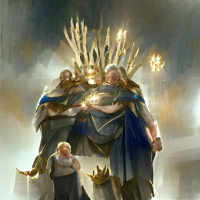 A Majestic Coronation Ceremony in Royal Style