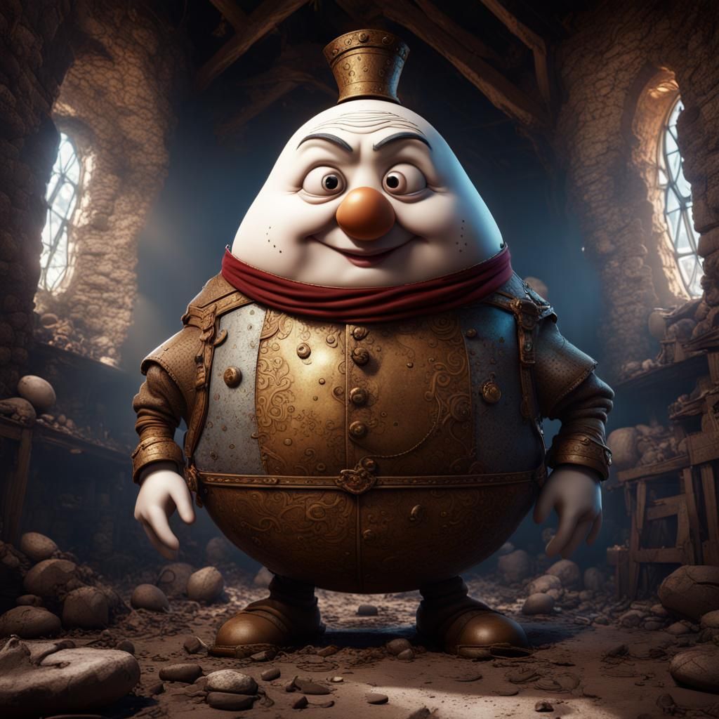 Fantastical Humpty Dumpty Concept Art