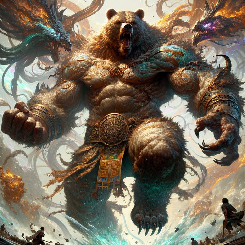 This werebear not allowing you to take over this planet