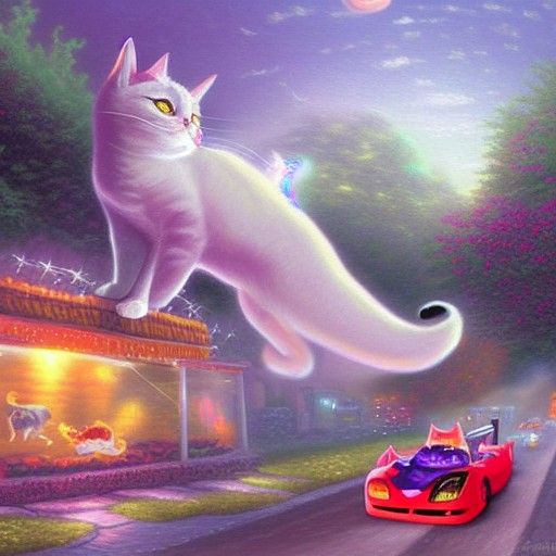 Taco Cat Racecar Fantasy Art