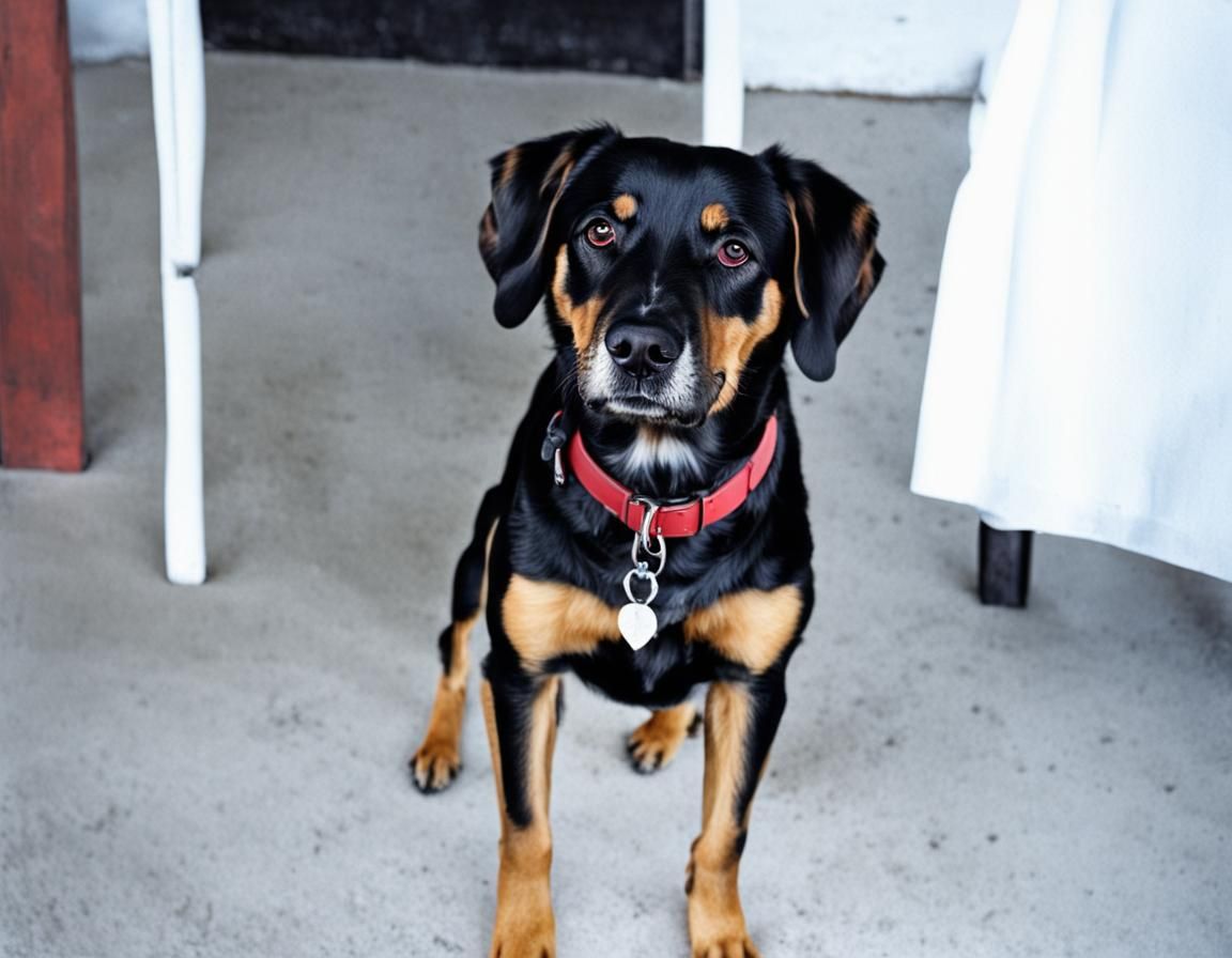 Dog Ascends to Rainbow Bridge Heaven