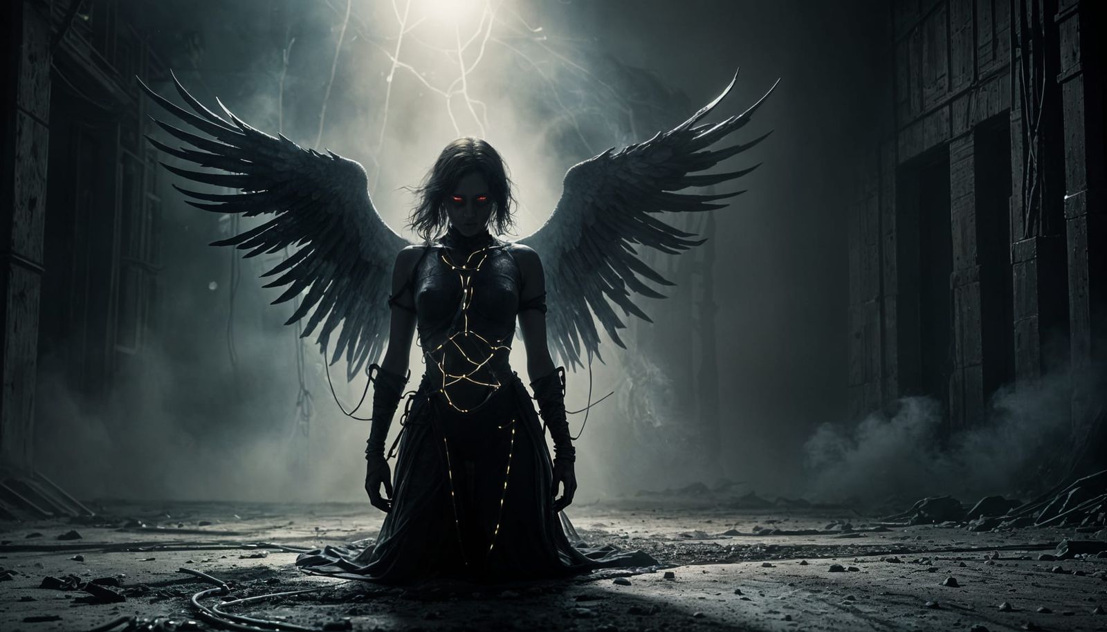 A macro shot close up tilt shift photograph of A transparent shadowy inky ghostly hologram figure made of dark sci fi fu...