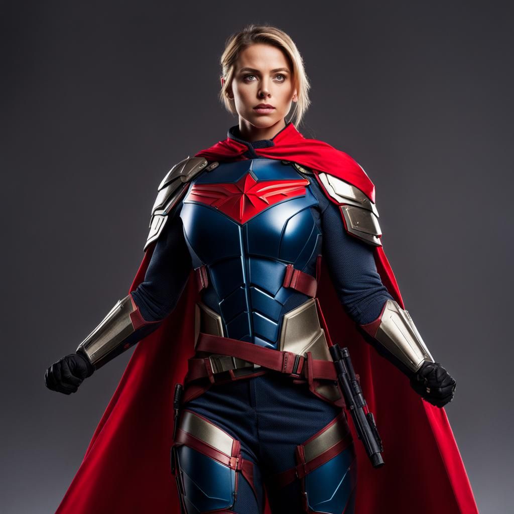 Female Super Soldier in Ultimate Armor