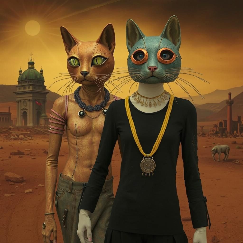 Martian Feline Masquerade in Post-Apocalyptic Raygun Gothic ...