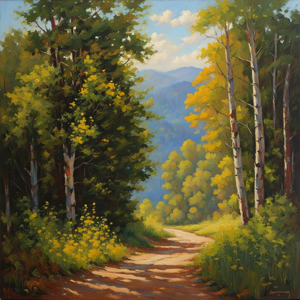 Hope and Happiness, Oil Painting by Gurney