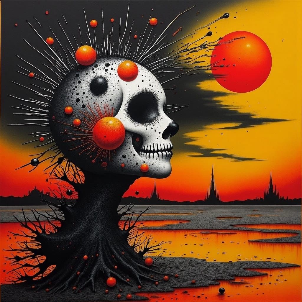 <lora:BLOOD ORANGE:1.0>  Hot demonic weather 1