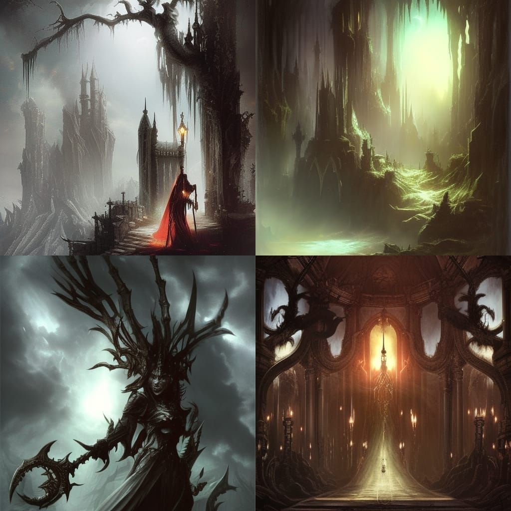 Dark Fantasy Concept Art in 8k Resolution
