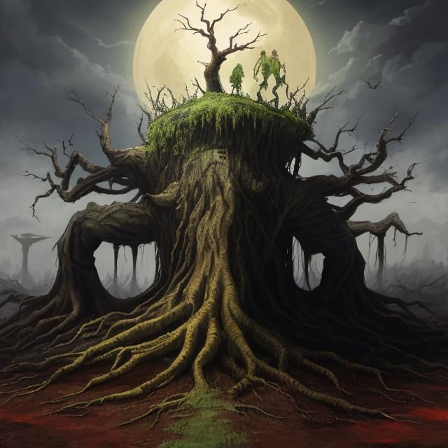 Rotten Blight Spreads: An AI Interpretation