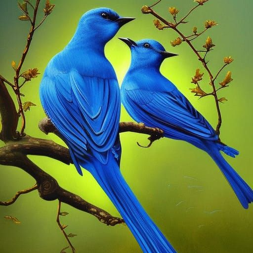 BLUE BIRDS 1