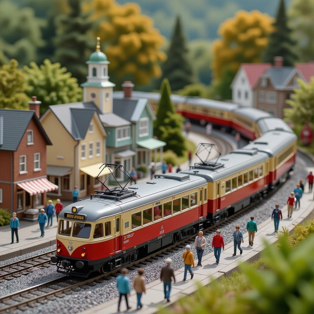 AI Generated Miniature World