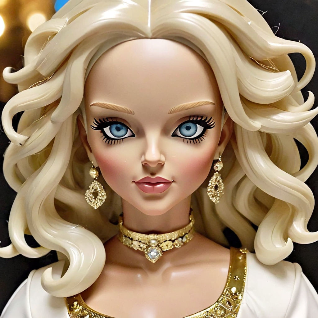 Lifeless Plastic Fashion Model Displays Luxury Attire