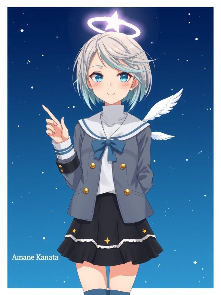 Ethereal Japanese Girl in Elegant Sailor Suit