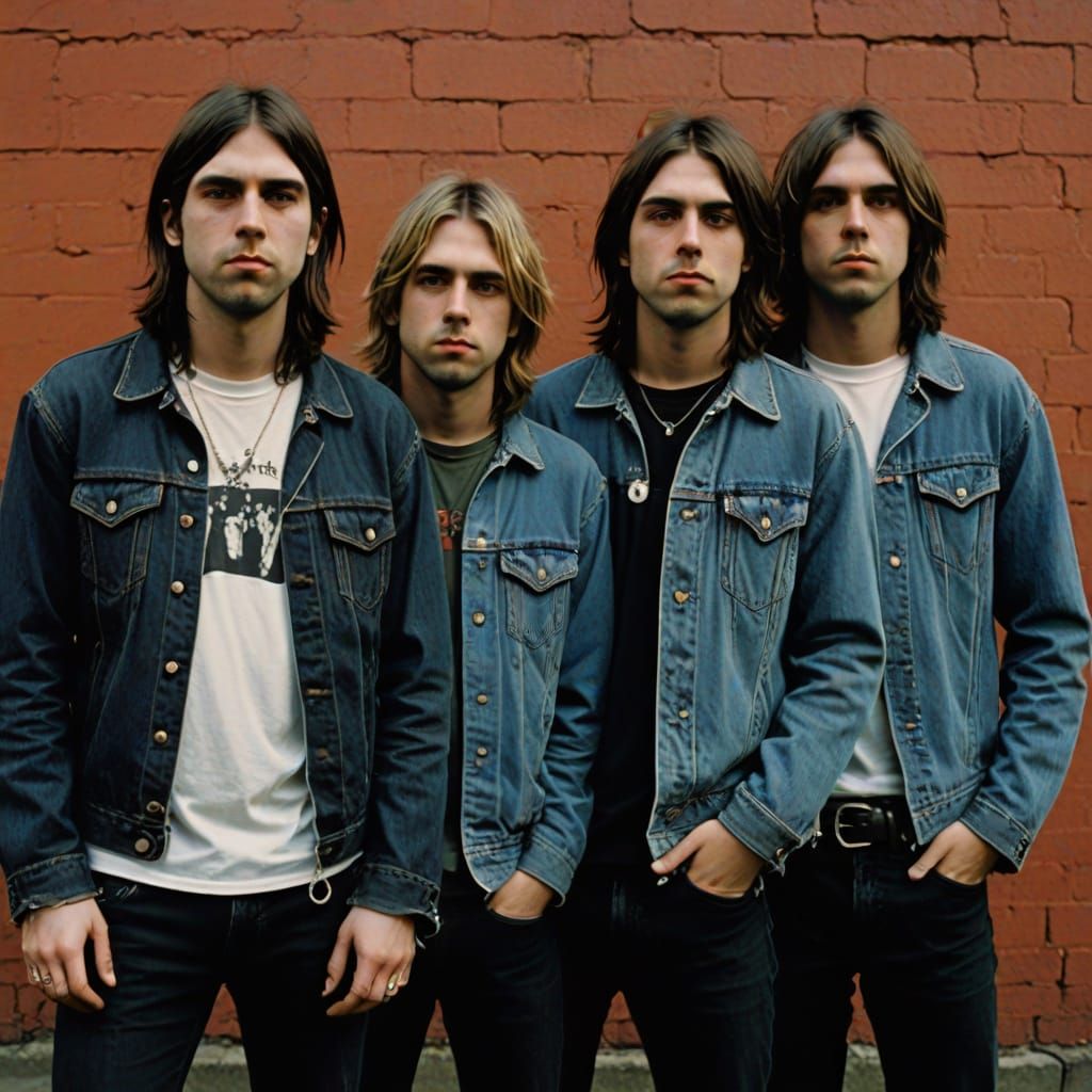 Grunge Music Icons in Amplified Style