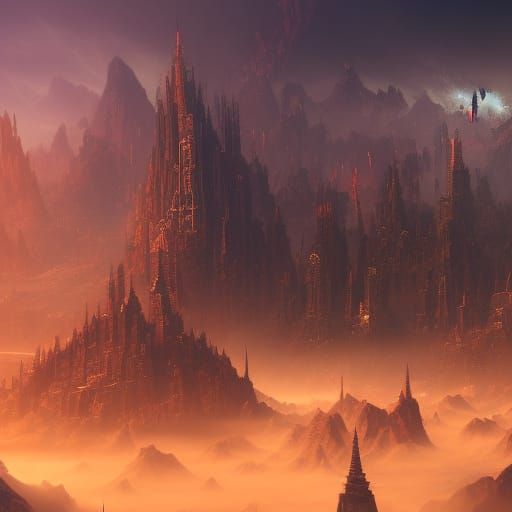 City in a Box: Detailed Matte Painting