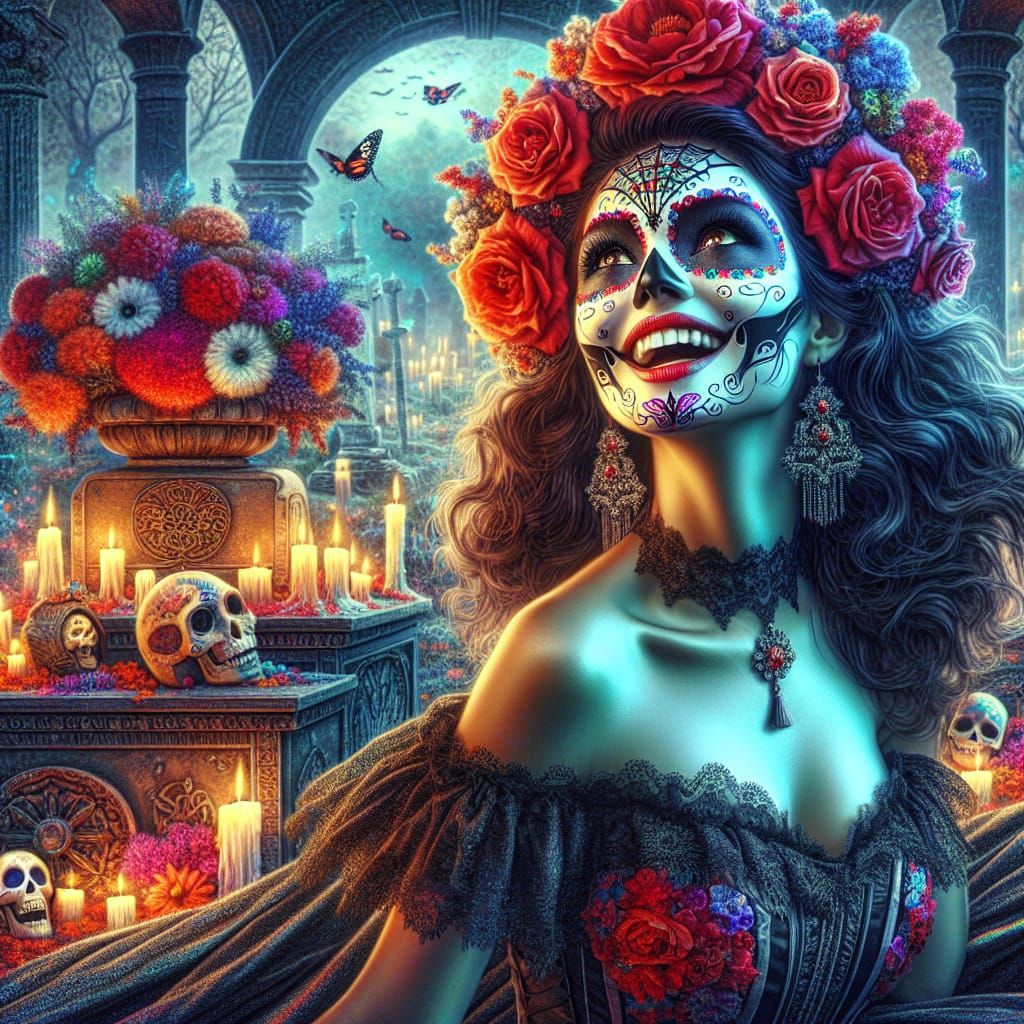 Celebrating Dia de Los Muertos