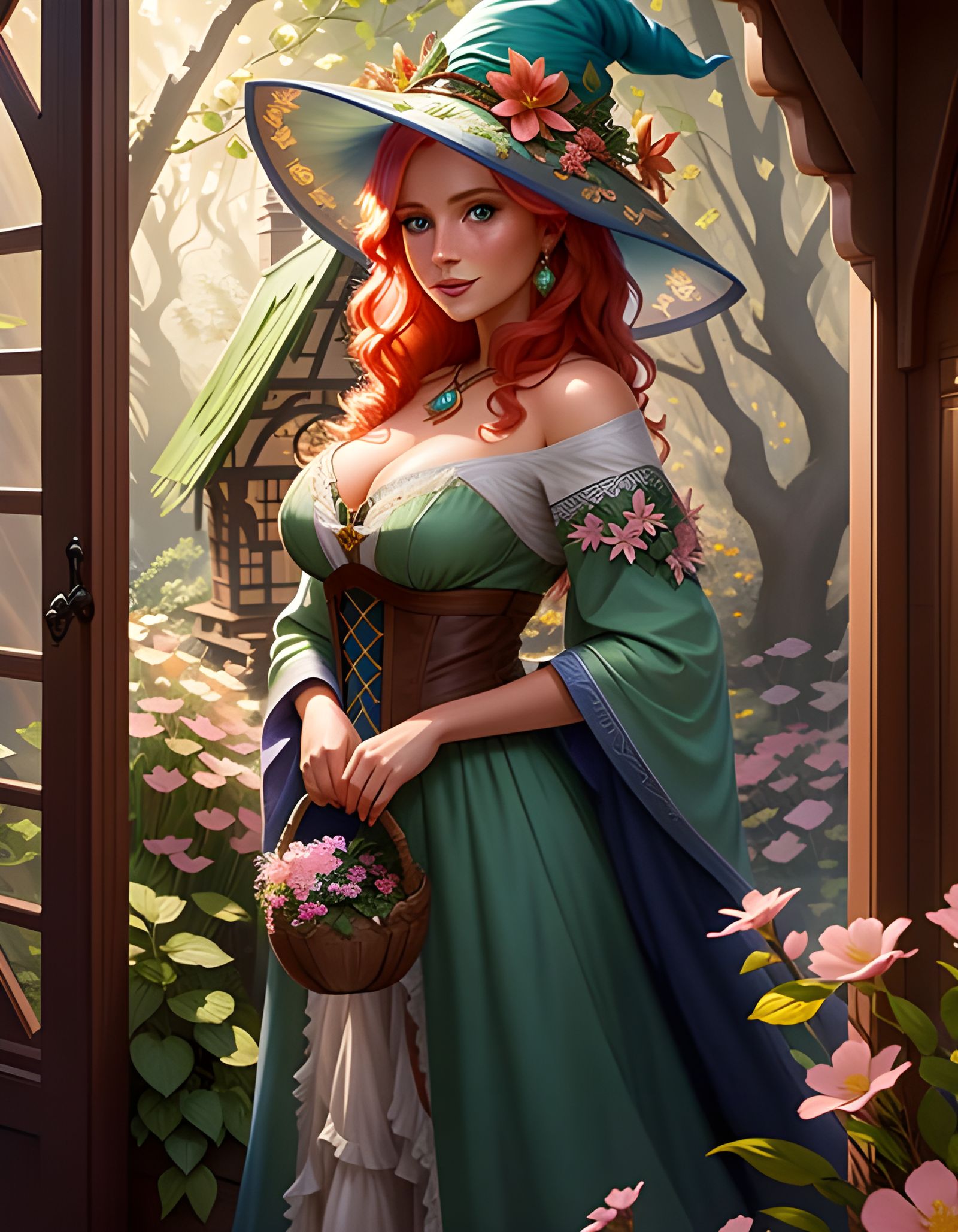 Enchanting Witch Generated by AI