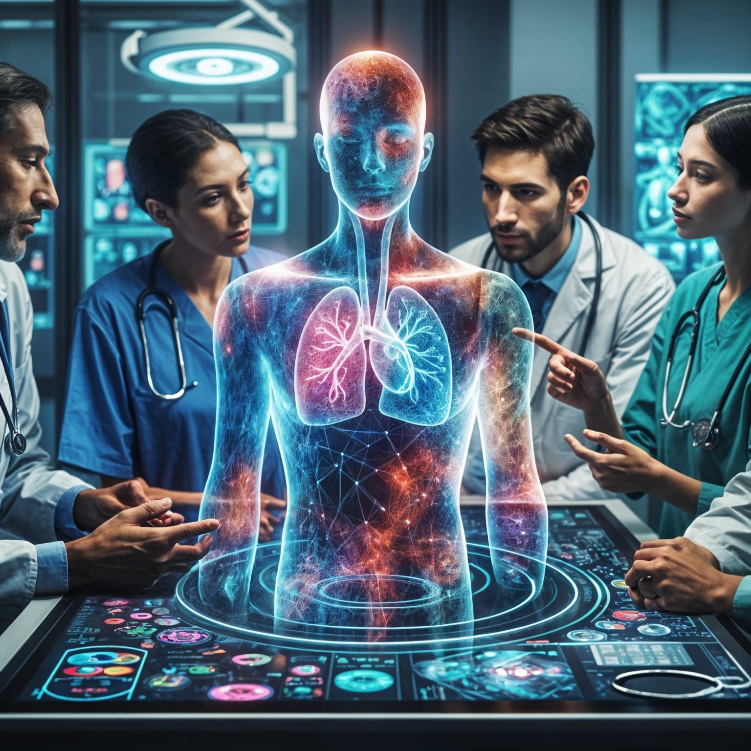 Doctors Explore Unseen Patient in 3D Holographic Consultatio...
