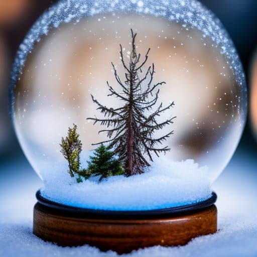 Ecosystem in Snowglobe: Professional Photography