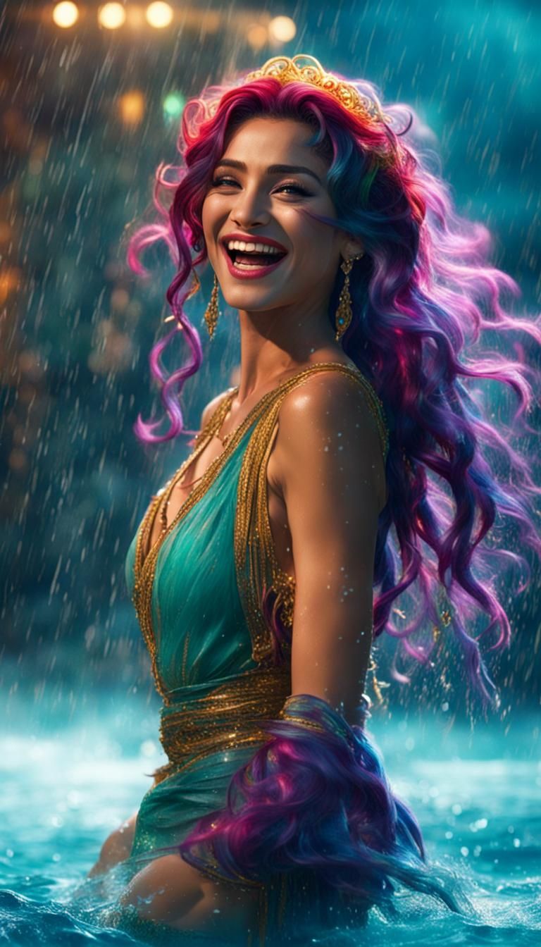 Princess Jasmine Laughing Under Water: VFX Cinematography