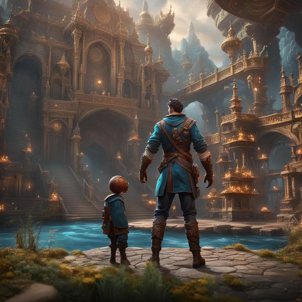 2D Character Slapping 3D Character as Matte Painting