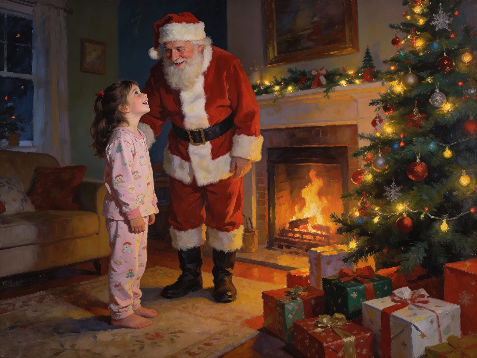 Meeting Santa Claus