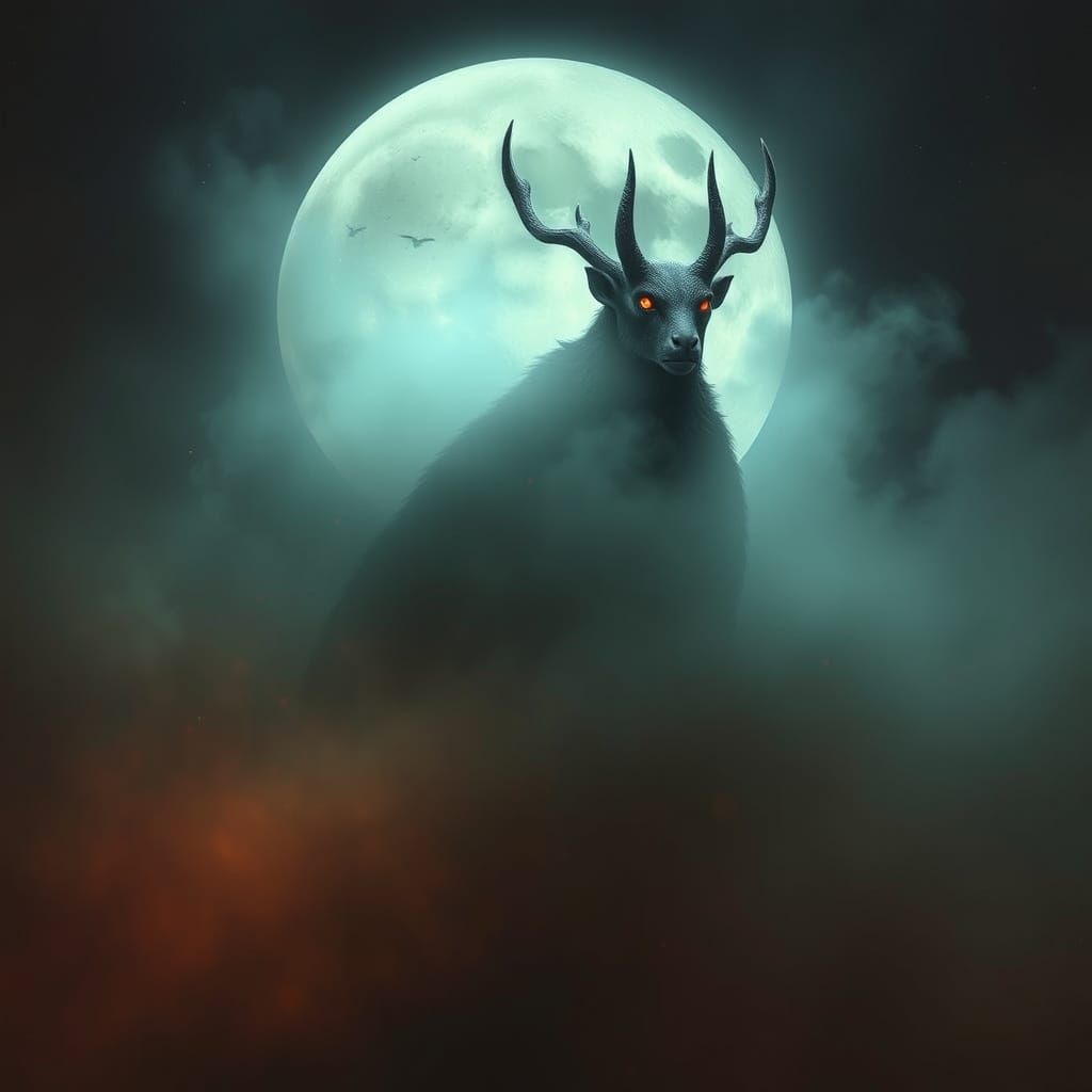 Mysterious Ethereal Creature at Twilight