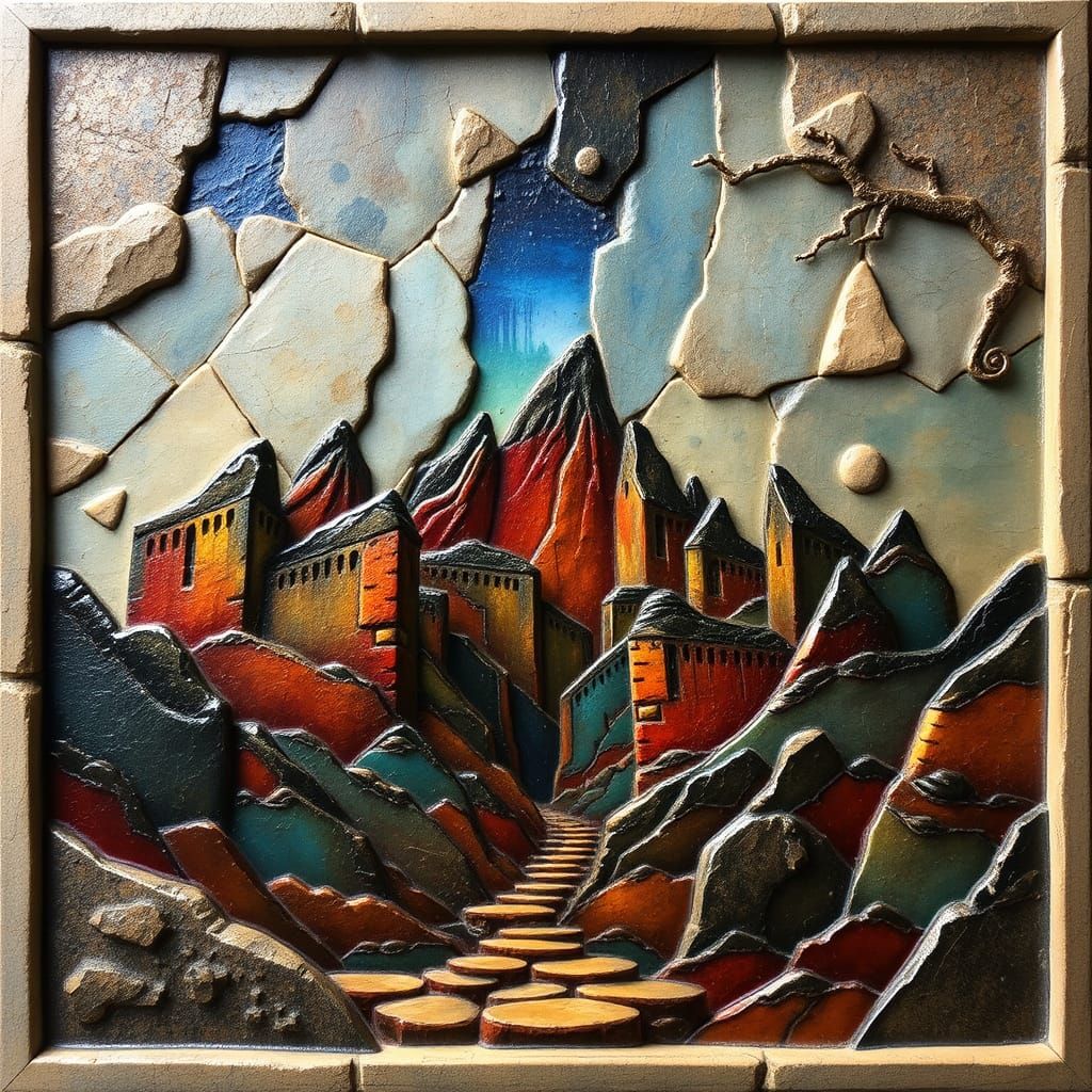 #150 etched stone art