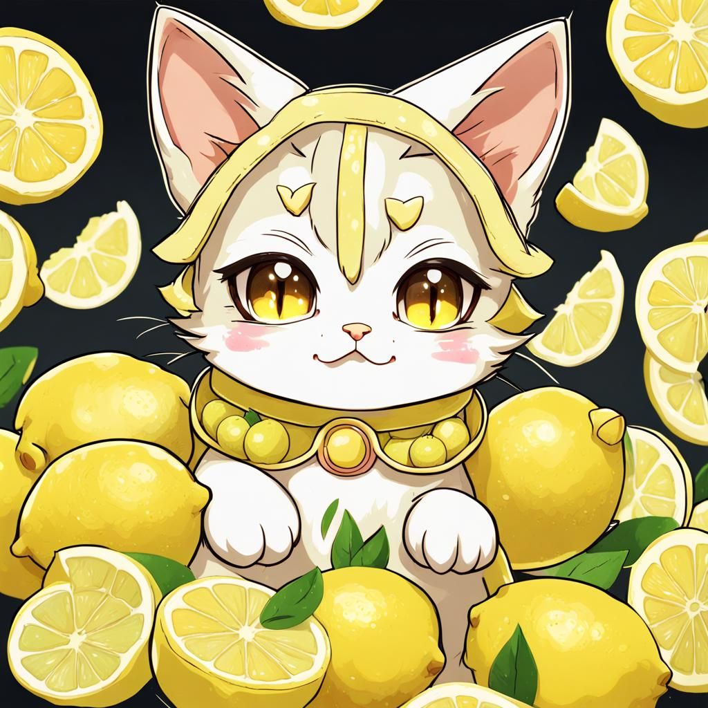 Chibi Lemon Cat: Anime Key Visual