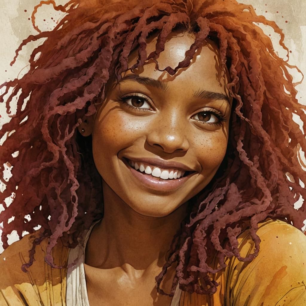 16k, colorful ink wash art style by sejic, wyeth, Liz Gael, ...