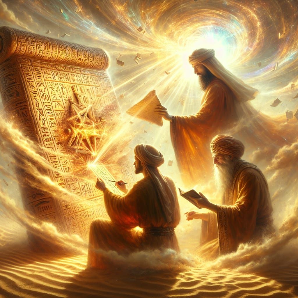 Clerics Conjure Time Rift with Ancient Tablet