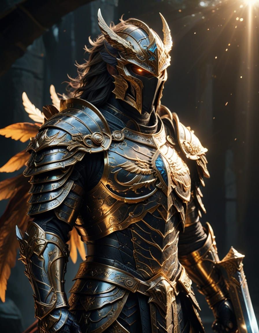 Heroic Knight in Radiant Armor