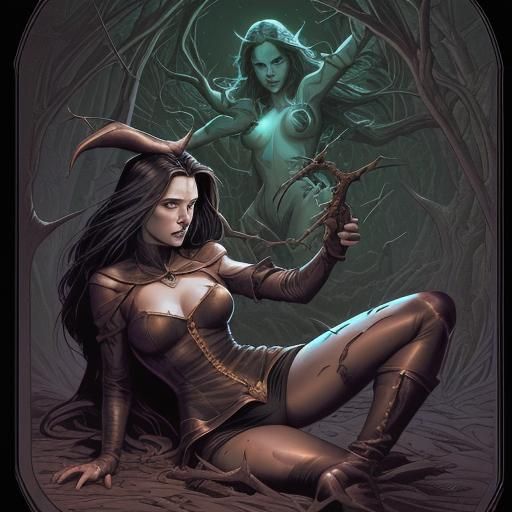 Comic Art: The Witch and The Thorn